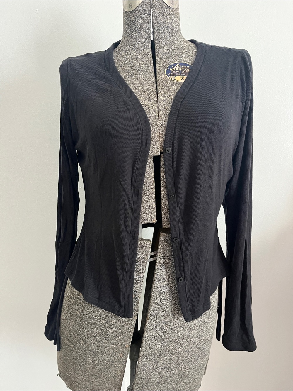 lululemon athletica Black Lightweight Button Cardigan